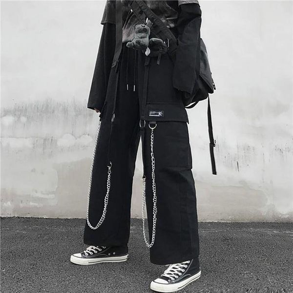 autumn winter ins harajuku women pants plus size hip hop casual fashion style loose streetwear trousers, Black
autumn winter ins harajuku women pants plus size hip hop casual fashion style loose streetwear trousers, Black