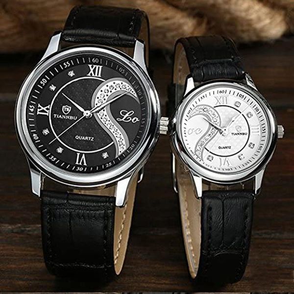 wristwatches black fashion men women couple watches romantic gift wrist leather band stainless steel watc, Slivery;brown
wristwatches black fashion men women couple watches romantic gift wrist leather band stainless steel watc, Slivery;brown