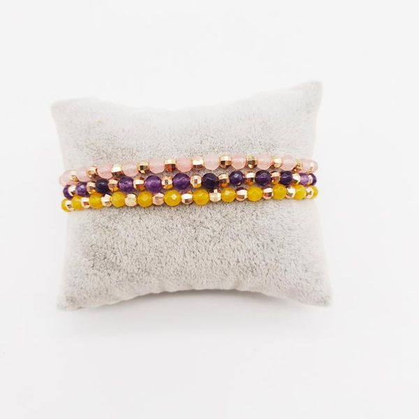 beaded, strands faceted amethyst gemstone citrine adjustable power stone bead pull tie bracelet, Black
beaded, strands faceted amethyst gemstone citrine adjustable power stone bead pull tie bracelet, Black