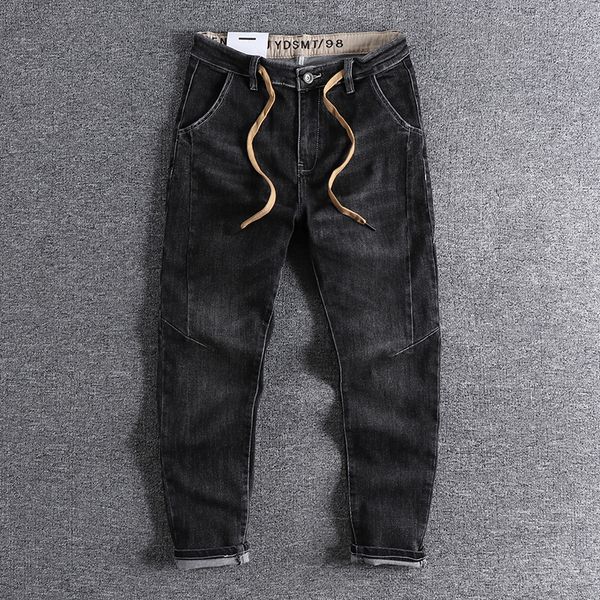 2021 new arrival three dimensional cut waist embroidery drawstring pants versatile slim fit men's jeans wholesale 0608 sjlq, White;black
2021 new arrival three dimensional cut waist embroidery drawstring pants versatile slim fit men's jeans wholesale 0608 sjlq, White;black