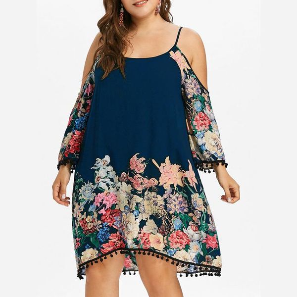casual dresses fashion women summer mini plus size salsh neck dress off the shoulder boho flower print tassel a-line, Black;gray
casual dresses fashion women summer mini plus size salsh neck dress off the shoulder boho flower print tassel a-line, Black;gray