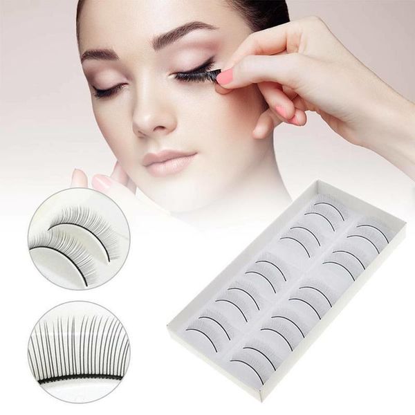 false eyelashes 10 pairs makeup training lash extension practice eye strip 
false eyelashes 10 pairs makeup training lash extension practice eye strip
