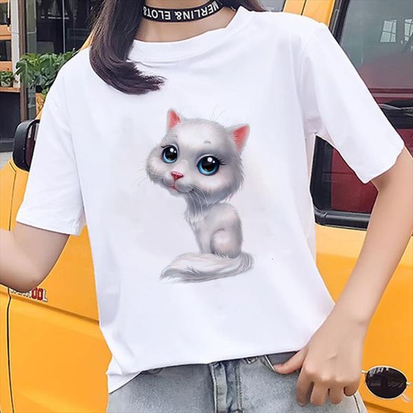 cute funny kitten picture and men t shirt women printing casual harajuku summer white short sleeve clothes, White;black
cute funny kitten picture and men t shirt women printing casual harajuku summer white short sleeve clothes, White;black