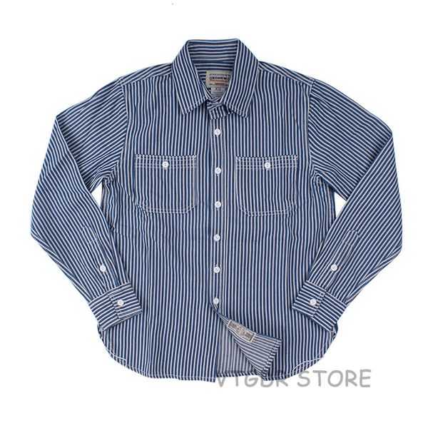 vintage striped wrok shirts for men casual fall retro rail long western sleeve worker thin fitting shirt 8k4r, White
vintage striped wrok shirts for men casual fall retro rail long western sleeve worker thin fitting shirt 8k4r, White