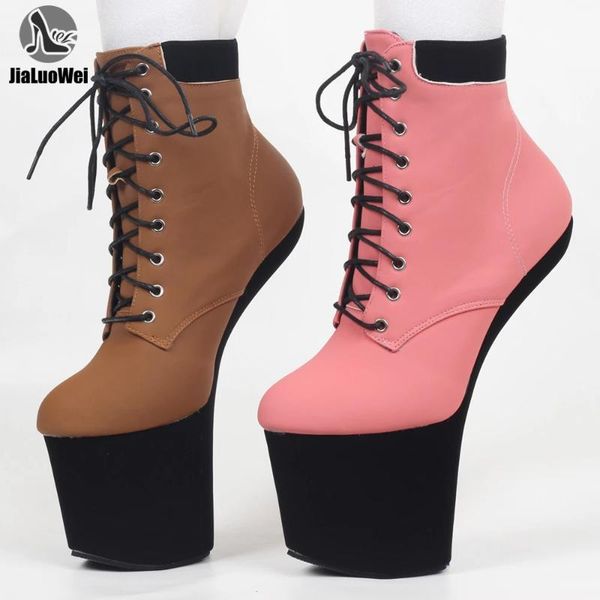 boots hoof heel 20cm super high with platform wedge sole heelless mixed colors women ankle big size 36-46, Black
boots hoof heel 20cm super high with platform wedge sole heelless mixed colors women ankle big size 36-46, Black