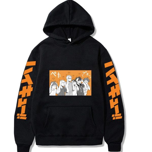 men's hoodies & sweatshirts japan anime haikyuu pullovers funny cartoon kawaii karasuno high clothes harajuku fashion winter, Black
men's hoodies & sweatshirts japan anime haikyuu pullovers funny cartoon kawaii karasuno high clothes harajuku fashion winter, Black