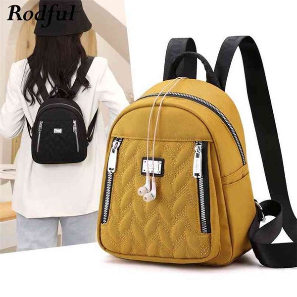 fashion nylon fabric cloth casual daypack small backpack for women teens girls summer back pack bag with headphone jack 210924
fashion nylon fabric cloth casual daypack small backpack for women teens girls summer back pack bag with headphone jack 210924