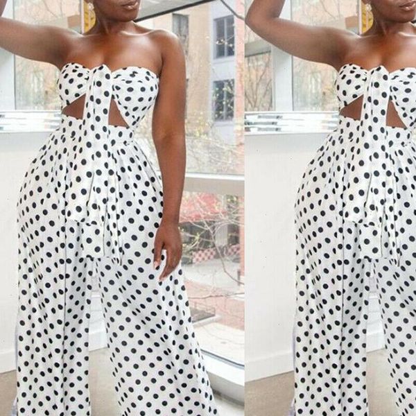 2 piece outfits for women polka dot front strapless bandeau crop wide leg long pants summer beach jumpsuits, Gray
2 piece outfits for women polka dot front strapless bandeau crop wide leg long pants summer beach jumpsuits, Gray