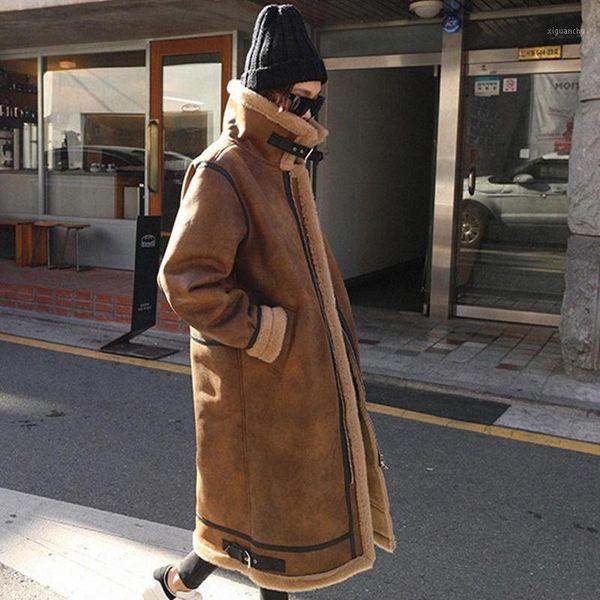 winter lambs jacket women loose warm thick overcoat long lambs coat female casual bf style long sleeve padded winter coat q18521, Black
winter lambs jacket women loose warm thick overcoat long lambs coat female casual bf style long sleeve padded winter coat q18521, Black