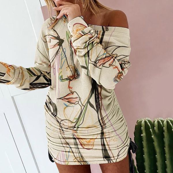 casual dresses women pencil dress shrinkage drawstring design o-neck long sleeve mid waist solid color slim pullovers mini vestidos, Black;gray
casual dresses women pencil dress shrinkage drawstring design o-neck long sleeve mid waist solid color slim pullovers mini vestidos, Black;gray