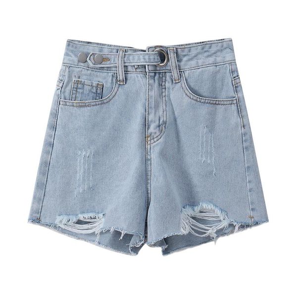women's shorts frayed hem tassel denim women hight waist 2021 summer streetwear loose jean, White;black
women's shorts frayed hem tassel denim women hight waist 2021 summer streetwear loose jean, White;black