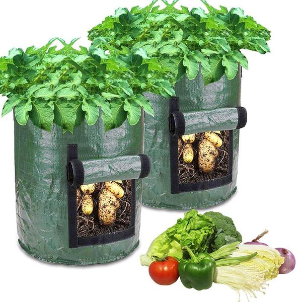 planters & pots 3-10 gallons potato grow bags pe vegetable planter growing bag diy fabric pot outdoor garden tools
planters & pots 3-10 gallons potato grow bags pe vegetable planter growing bag diy fabric pot outdoor garden tools