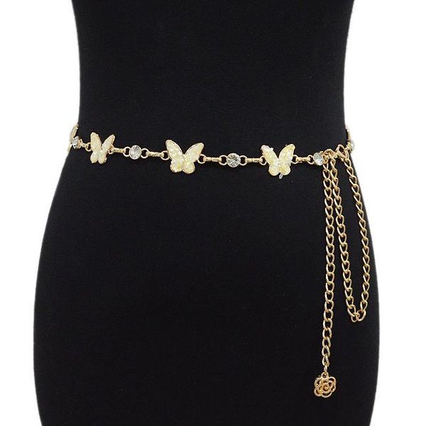 belts oluolin rhinestone inlaid chain waist belt woman fashion butterfly decoration metal hanging buckle dress waistband accessories, Black;brown
belts oluolin rhinestone inlaid chain waist belt woman fashion butterfly decoration metal hanging buckle dress waistband accessories, Black;brown