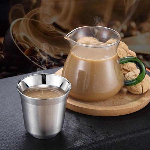 mugs for 50-100mlcoffee cup insulated connected powder work home 304 double layer stainless steel coffee
mugs for 50-100mlcoffee cup insulated connected powder work home 304 double layer stainless steel coffee