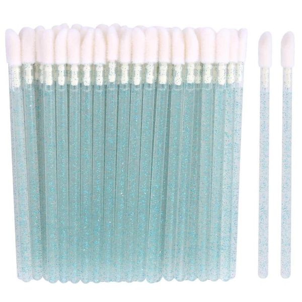 makeup brushes 500 disposable lip brushes, lipstick applicator, gloss stick, light blue
makeup brushes 500 disposable lip brushes, lipstick applicator, gloss stick, light blue