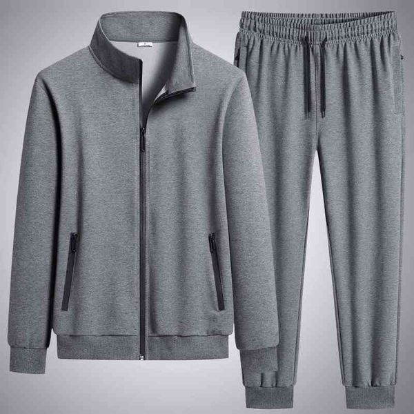 spring and autumn suit men's 2021 new sportswear korean jacket long sleeve trousers leisure large two-piece set, Gray
spring and autumn suit men's 2021 new sportswear korean jacket long sleeve trousers leisure large two-piece set, Gray