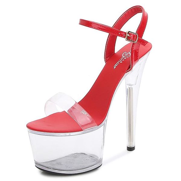sandals 17cm stiletto platform women transparent crystal shoes wedding super high heels, Black
sandals 17cm stiletto platform women transparent crystal shoes wedding super high heels, Black