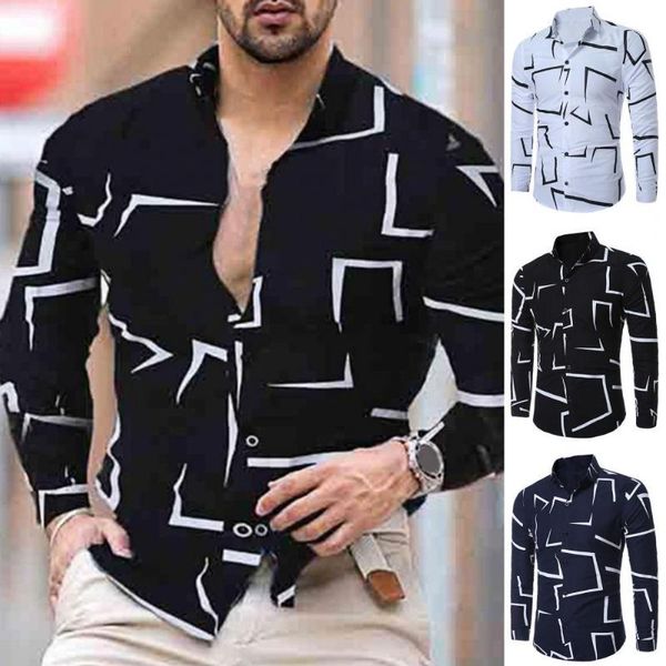 men's casual shirts irregular pattern print men fashion turn-down single-breasted shirt autumn long sleeve cardigan streetwear, White;black
men's casual shirts irregular pattern print men fashion turn-down single-breasted shirt autumn long sleeve cardigan streetwear, White;black