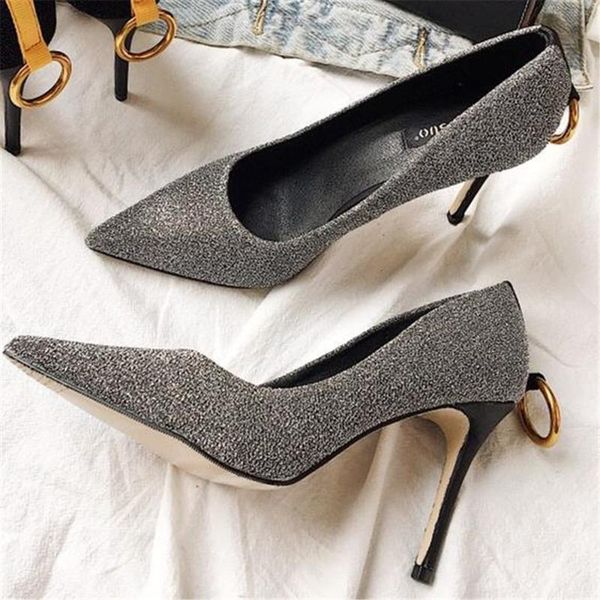 dress shoes european style women's pumps short cut high heel and 9cm ms high-heeled, Black
dress shoes european style women's pumps short cut high heel and 9cm ms high-heeled, Black
