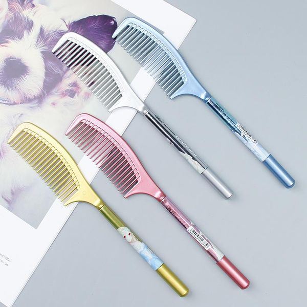 gel pens 24 pcs/lot comb shape pen cute girl 0.5mm black ink school office writing supplies material stationery gift escolar
gel pens 24 pcs/lot comb shape pen cute girl 0.5mm black ink school office writing supplies material stationery gift escolar
