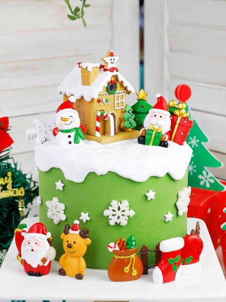 factory outlet party decoration baking cake resin santa elk christmas tree party plug-in card
factory outlet party decoration baking cake resin santa elk christmas tree party plug-in card