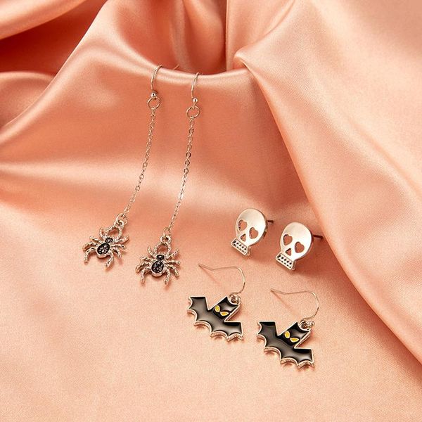 stud women girls ghost spider skull earrings halloween series funny fashion, Golden;silver
stud women girls ghost spider skull earrings halloween series funny fashion, Golden;silver