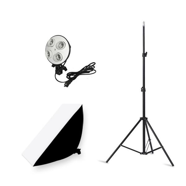 1pc 50x70cm lighting four lamp softbox kit with e27 base holder soft box camera accessories for p studio vedio
1pc 50x70cm lighting four lamp softbox kit with e27 base holder soft box camera accessories for p studio vedio