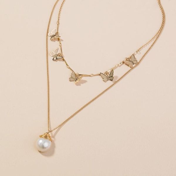 pendant necklaces selling vintage pearl metal gold color mini butterfly choker necklace wholesale, Silver
pendant necklaces selling vintage pearl metal gold color mini butterfly choker necklace wholesale, Silver