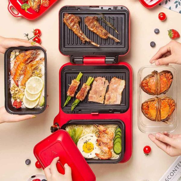 silent multi-function breakfast maker sandwich maker four-in-one home waffle magic machine lazy double plate bread machine
silent multi-function breakfast maker sandwich maker four-in-one home waffle magic machine lazy double plate bread machine