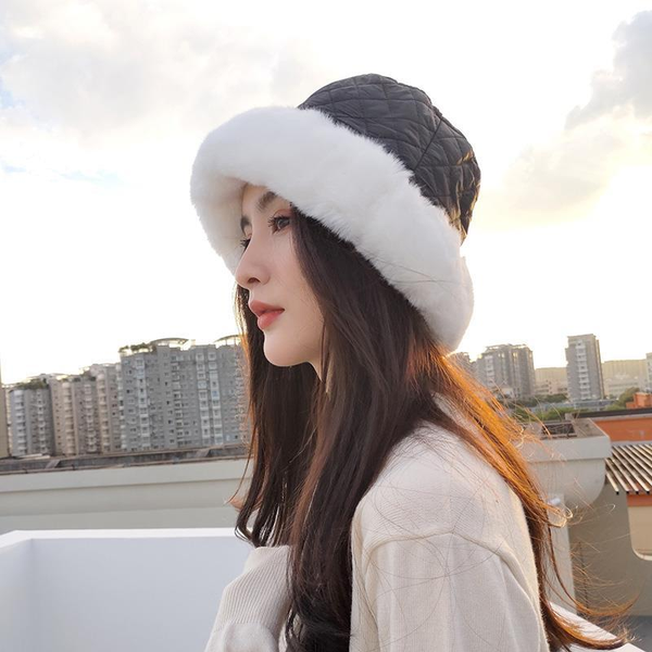 luxury stingy brim hats thickened warm fisherman hat women's northern velvet cotton joker fashion basin hat online celebrity ear protec, Blue;gray
luxury stingy brim hats thickened warm fisherman hat women's northern velvet cotton joker fashion basin hat online celebrity ear protec, Blue;gray