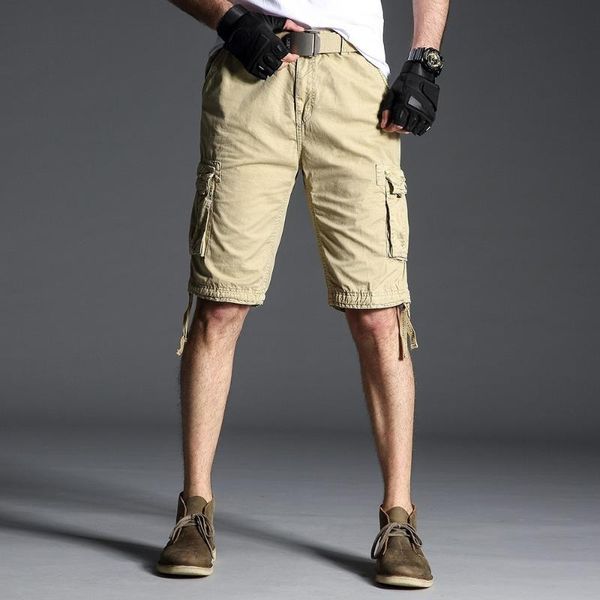 men's shorts mens cargo summer fashion solid short pants camouflage pockets men brand clothing 29-40, White;black
men's shorts mens cargo summer fashion solid short pants camouflage pockets men brand clothing 29-40, White;black
