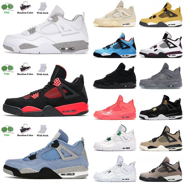 authentic 2021 basketball shoes 4 4s jumpman university blue red thunder white oreo mens womens black cat sneakers trainers size 13, White;red
authentic 2021 basketball shoes 4 4s jumpman university blue red thunder white oreo mens womens black cat sneakers trainers size 13, White;red