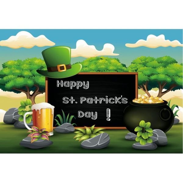 party decoration happy st. patrick's day backdrop cartoon forest gold coin pography background family decor po booth studio prop
party decoration happy st. patrick's day backdrop cartoon forest gold coin pography background family decor po booth studio prop