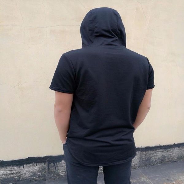 hooded longline streetwear t shirts hipster hip brand hop mens shirt men tees shirt t zipper short sleeve wlnds, Black
hooded longline streetwear t shirts hipster hip brand hop mens shirt men tees shirt t zipper short sleeve wlnds, Black