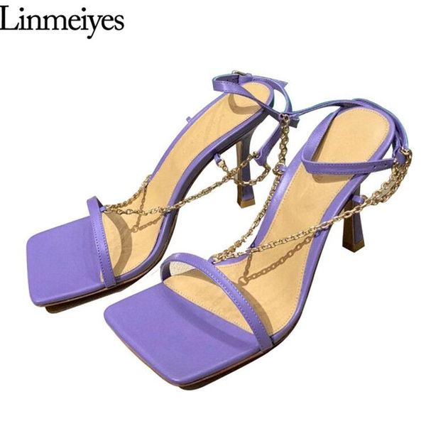 runway thin heels women sandals metal chain gladiator sandals summer shoes woman high heel party shoes ladies sandalias mujer, Black
runway thin heels women sandals metal chain gladiator sandals summer shoes woman high heel party shoes ladies sandalias mujer, Black