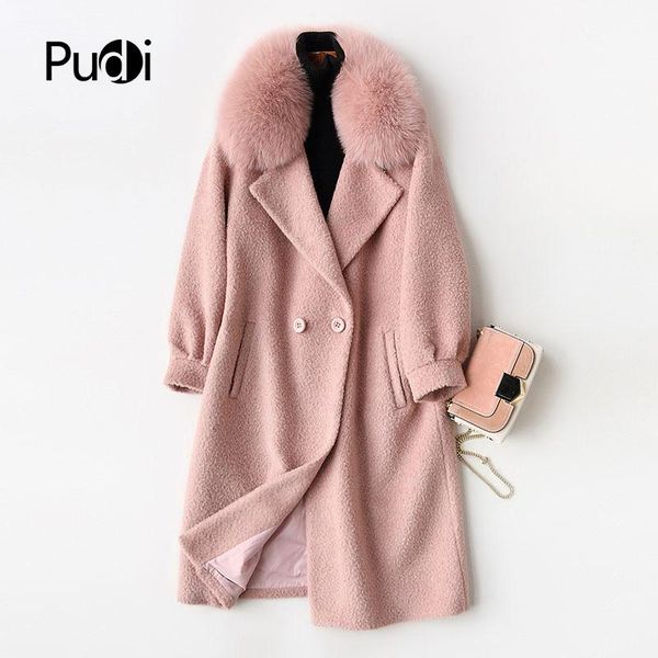 women's fur & faux a17263 winter real wool overcoat warm jacket girl coat lady long, Black
women's fur & faux a17263 winter real wool overcoat warm jacket girl coat lady long, Black