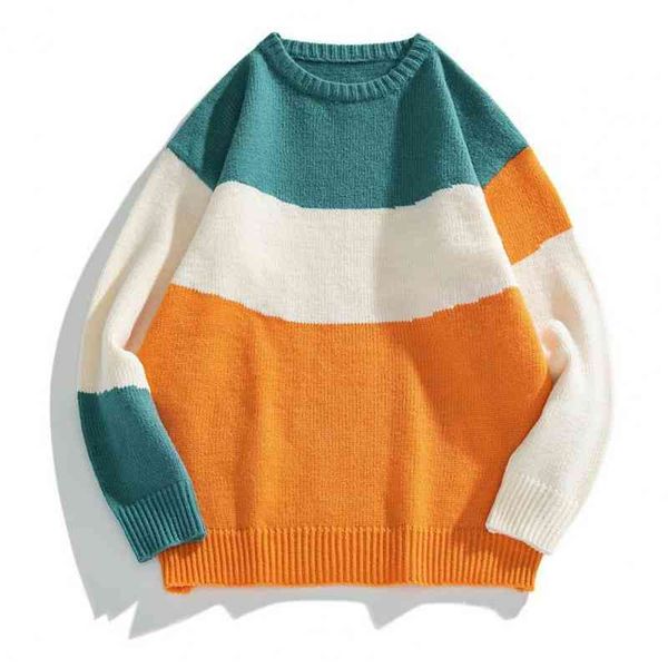 fashionable oversized men jumper knitwear contrast colors patchwork knit round neck student pullovers sweater for daily, White;black
fashionable oversized men jumper knitwear contrast colors patchwork knit round neck student pullovers sweater for daily, White;black