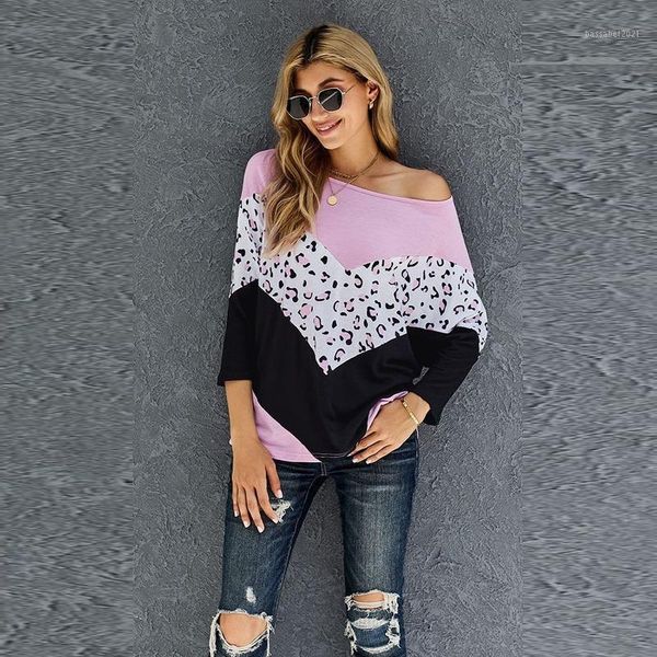 women's t-shirt autumn winter style european and american casual fashion loose thin long-sleeved women trend slash neck clothes, White
women's t-shirt autumn winter style european and american casual fashion loose thin long-sleeved women trend slash neck clothes, White