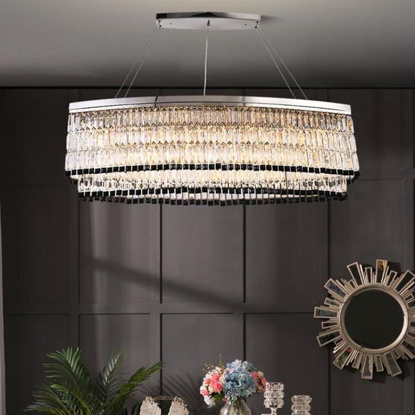 chandeliers clear crystal rectangular restaurant island decorative lighting luxury fixture
chandeliers clear crystal rectangular restaurant island decorative lighting luxury fixture
