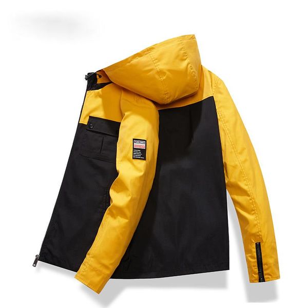 2020 new mens spring autumn jacket zipper casual hooded bomber jakcet fashion trend personality jacket light coat parkkas coat, Black;brown
2020 new mens spring autumn jacket zipper casual hooded bomber jakcet fashion trend personality jacket light coat parkkas coat, Black;brown