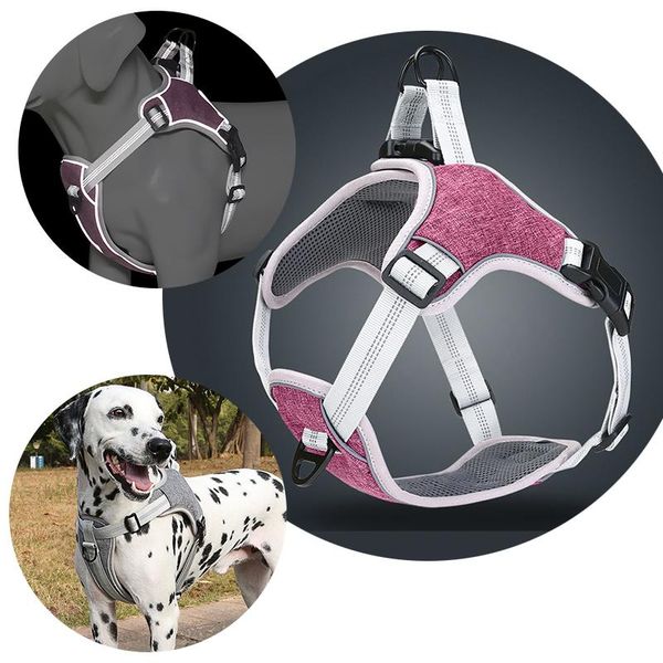 dog collars & leashes harness no pull reflective breathable adjustable pet for small large vest
dog collars & leashes harness no pull reflective breathable adjustable pet for small large vest