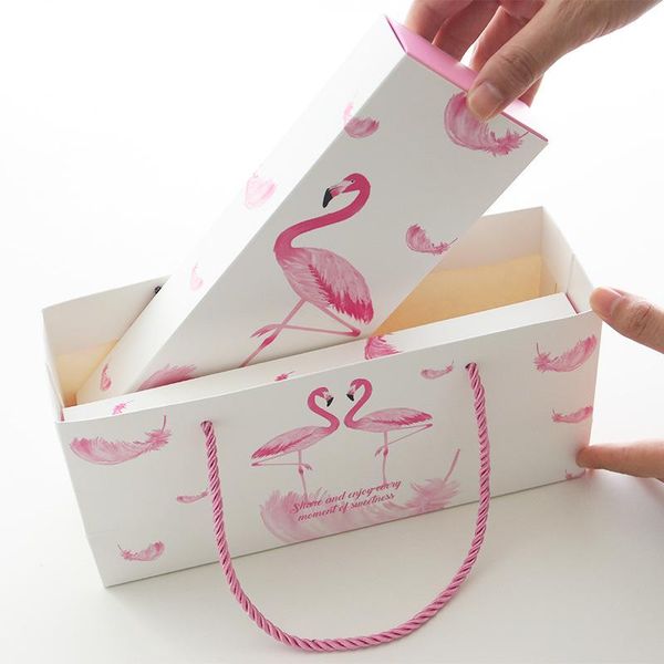 gift wrap creative flamingo green leaves tote bag nougat cookies box wedding chocolate cake bread packing paper paperboard boxs
gift wrap creative flamingo green leaves tote bag nougat cookies box wedding chocolate cake bread packing paper paperboard boxs