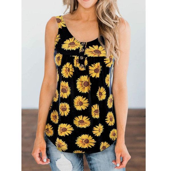 women's sunflower printed t-shirt summer 2021 sleeveless v neck tee shirt plus size s-5xl wdc4471, White
women's sunflower printed t-shirt summer 2021 sleeveless v neck tee shirt plus size s-5xl wdc4471, White