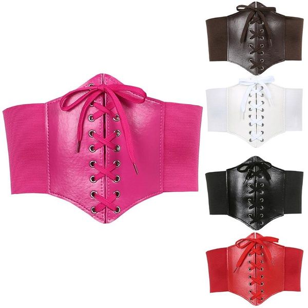 belts q1qa women lace-up elastic waist belt ultra super wide tied waspie pu leather high corset, Black;brown
belts q1qa women lace-up elastic waist belt ultra super wide tied waspie pu leather high corset, Black;brown