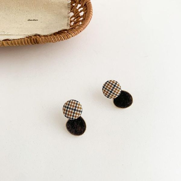 dangle & chandelier xingge exquisite fashion circle plaid fabric earings for women vintage soft pluffy wedding jewelry wholesale, Silver
dangle & chandelier xingge exquisite fashion circle plaid fabric earings for women vintage soft pluffy wedding jewelry wholesale, Silver