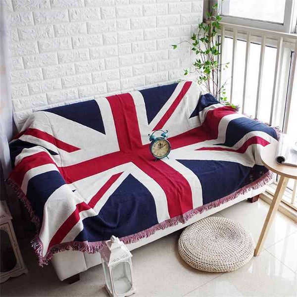 british mi flag towel full sofa dust protection cover