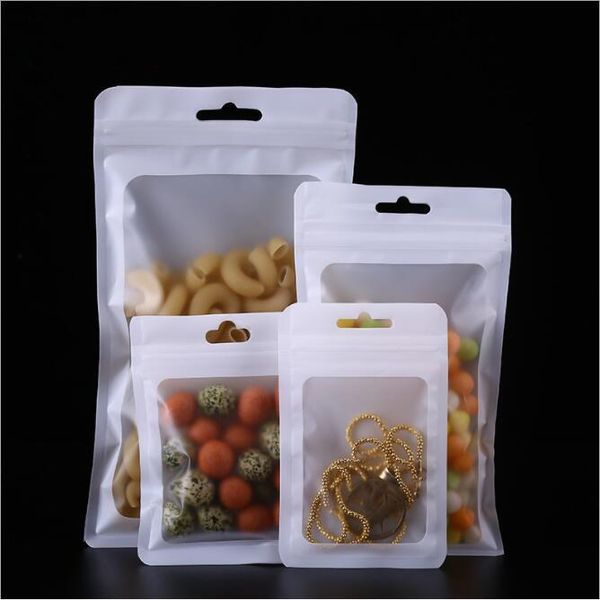 16 sizes white plastic packaging mylar bags coffee smell proof package frosted window pouch 100pcs
16 sizes white plastic packaging mylar bags coffee smell proof package frosted window pouch 100pcs