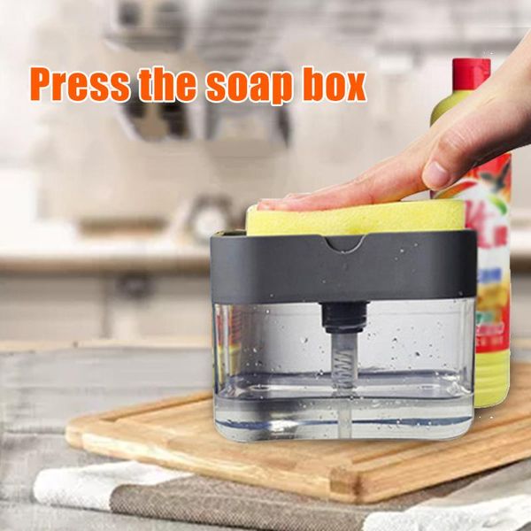 storage bottles & jars manual press soap dispenser double layer with sponge 2 in 1 scrubber holder kitchen bathroom supplies smd66
storage bottles & jars manual press soap dispenser double layer with sponge 2 in 1 scrubber holder kitchen bathroom supplies smd66