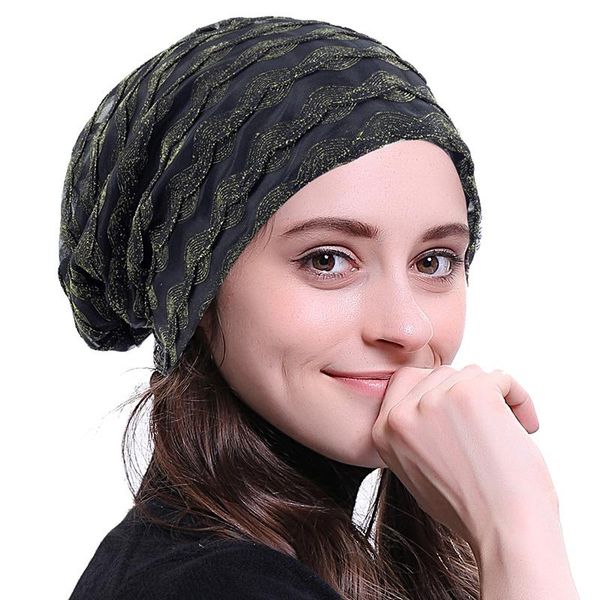 beanies geebro women lace gold and silver skullies hats for ladies slouchy hollow wave pattern turban caps baggy casual bonnets
beanies geebro women lace gold and silver skullies hats for ladies slouchy hollow wave pattern turban caps baggy casual bonnets