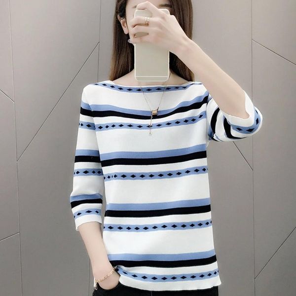 women's sweaters women o neck sweater knitted jumper striped pullover autumn, White;black
women's sweaters women o neck sweater knitted jumper striped pullover autumn, White;black